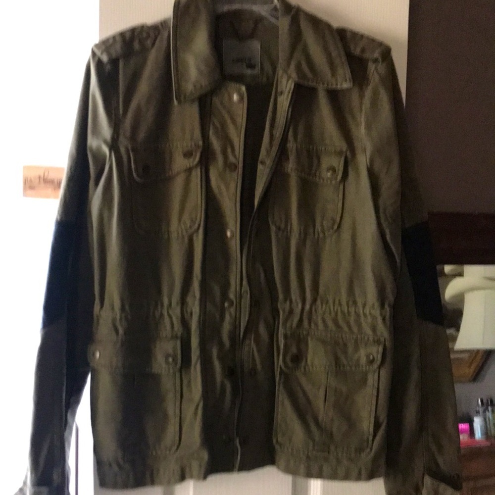 Levis cargo green jacket. Size M. EUC - Picture 1 of 5